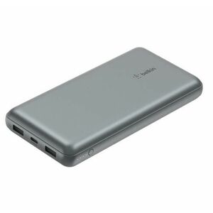 Acumulator extern Belkin BOOST CHARGE BPB012btGY, 20000 mAh, 2x USB-A, 1x USB-C (Gri) imagine