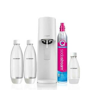 Aparat de preparat sifon SodaStream Terra 2270213, Pachet Promo cu 3 sticle (Alb) imagine