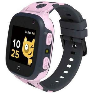 Smartwatch Canyon Sandy KW-34, ecran 1.44inch, Bluetooth, GPS, Curea Silicon, slot nano SIM (Roz) imagine