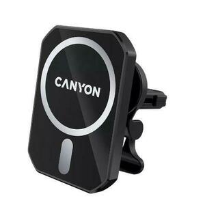 Suport Auto Canyon CH-15 pentru iPhone 12/13, Incarcare Wireless, 15W, Prindere la sistemul de ventilatie imagine