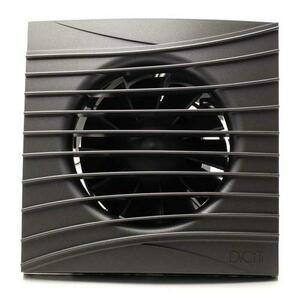 Ventilator baie SILENT 5C, Super Silent, Clapeta antiretur, Motor Long Life 40000h, Debit 180mc/h, Ø125mm, Gri imagine