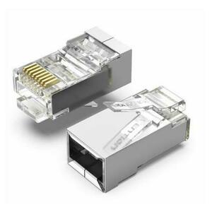 Mufa RJ-45 FTP Vention IDAR0-50, Cat. 5e, 50 buc per set, Transparent imagine