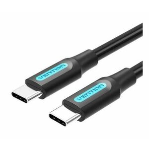 Cablu USB Vention COSBG, USB Type-C (T) la USB Type-C (T), 1.5m, rata transfer 480 Mbps, invelis PVC (Negru) imagine