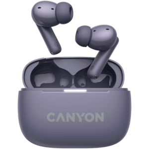 Casti True Wireless CANYON OnGo TWS-10 ANC+ENC, Bluetooth 5.3, ANC, 4 Microfoane, Fast-Pair (Mov) imagine