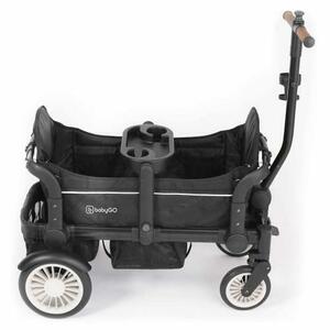 Carucior de transport tip vagon BabyGo Cozy Rider (Negru) imagine