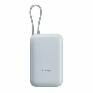 Acumulator Extern Xiaomi BHR9073GL, 22.5 W, 10000 mAh, Cablu intergrat USB Type-C, 1x USB-A (Albastru) imagine