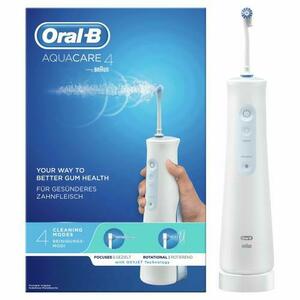 Irigator bucal Oral-B Aqua Care 4 portabil, 2 trepte de intensitate, 1 capat (Alb) imagine