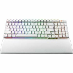 Tastatura Gaming Mecanica ASUS ROG Strix Scope II 96 White NX Snow Switch, Bluetooth/USB, iluminare RGB (Alb) imagine