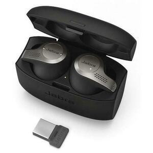 Casti Stereo Jabra Evolve 65t, Bluetooth, Multipoint, Microfon (Negru) imagine