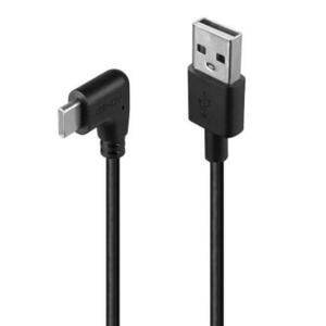 Cablu de date Lindy 32001, USB-C - USB-A, 1m (Negru) imagine