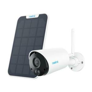 Camera de supraveghere exterior Reolink Argus B320 cu panou solar, 3 MP, Wi-Fi, Microfon, IR 10m, IP65 (Alb) imagine