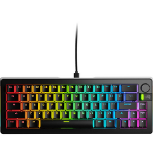 Tastatura mecanica Glorious GMMK 3 PRO, Fox Switches, 66 taste, USB, Cu fir (Negru) imagine