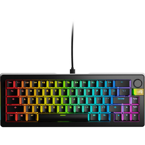 Tastatura mecanica Glorious GMMK 3 PRO, Fox HE Switches, 66 taste, USB, Cu fir (Negru) imagine