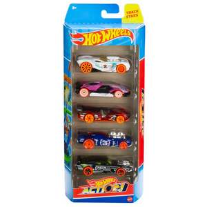 Set 5 masini Hot Wheels Action MT1806_HLY66 imagine