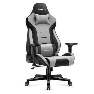 Scaun gaming Huzaro Force 7.6, max 150 kg, BIFMA clasa 4, Mecanism SideRest si Softflex (Gri) imagine