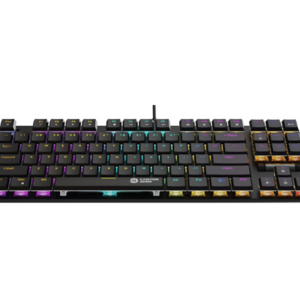 Tastatura Canyon Cometstrike TKL GK-50, Cu fir, USB, iluminat RGB (Negru) imagine