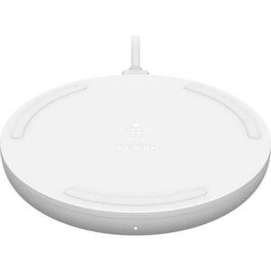 Incarcator wireless Belkin Boost Charge WIA001vfWH, 10W, Incarcator QC 3.0 + cablu inclus (Alb) imagine