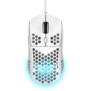 Mouse Gaming Trust GXT 928W, Cu fir, USB, iluminare RGB (Alb) imagine