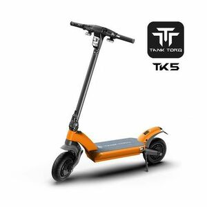 Trotineta electica E-TWOW TankTorq TK5, Roti 10inch, 2 x 1000W, baterie 60V/21 Ah, Autonomie maxima 80km, Viteza maxima 50 km/h, Frane hidraulice pe disc, amortioare hidraulice (Portocaliu) imagine