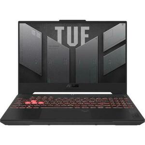 Laptop Gaming ASUS TUF A15 FA507UI (Procesor AMD Ryzen™ 9 8945HS (16M Cache, up to 5.20 GHz), 15.6inch QHD 165Hz, 32GB, 1TB SSD, nVidia GeForce RTX 4070 @8GB, Win 11 Pro, Negru/Gri) imagine