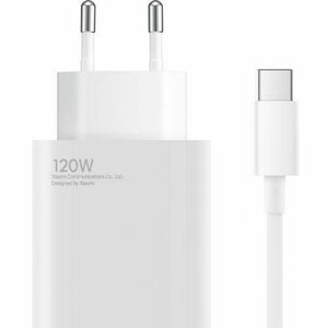 Incarcator Retea Cu Cablu USB-C Xiaomi BHR9462EU, 120 W, 6A, 1 x USB-A (Alb) imagine