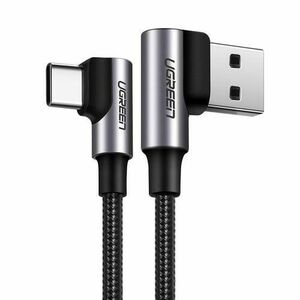 Cablu de date Ugreen, USB - USB-C, 3A, 2 m, Gri imagine