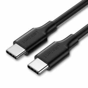 Cablu Date si Incarcare USB Type-C la USB Type-C UGREEN US286, 2 m, PD/QC, 60W / 3A, Negru imagine