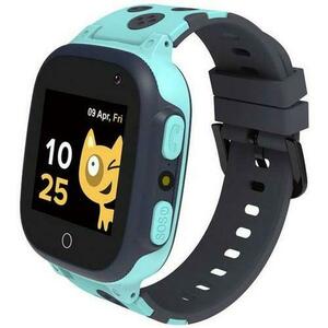 Smartwatch Canyon Sandy KW-34, ecran 1.44inch, Bluetooth, GPS, Curea Silicon, slot nano SIM (Albastru) imagine