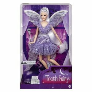 Papusa Barbie Signature - Tooth Fairy, Zana Maseluta cu bagheta si geanta imagine