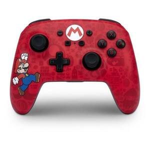 Controler wireless pentru Nintendo Switch, PowerA, Super Mario, Plastic, Rosu imagine