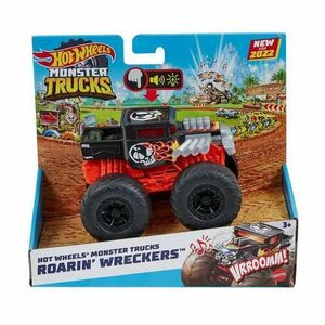 Masinuta cu Sunete Monster Trucks Hot Wheels Bone Shaker imagine