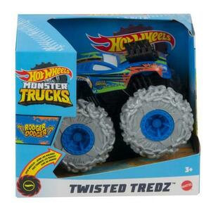 Masinuta Hot Wheels Monster Truck - Twister Tredz, Roger Dodger, 1: 43 imagine