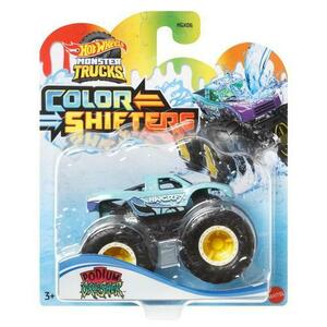 Masinuta Hot Wheels Monster Trucks - Color Shifters, Podium Crasher, 1: 64 imagine