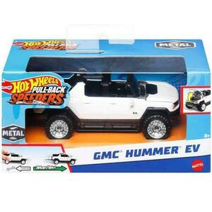 Masinuta Hot Wheels Pull-Back Speeders - GMC Hummer EV, scara 1: 43 imagine