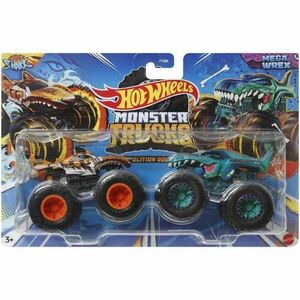 Set 2 masinute Hot Wheels Monster Truck - Tiger Shark si Mega Wrex imagine