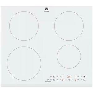 Plita incorporabila Electrolux LIR60430BW, Inductie, 4 zone de gatit, Booster, Timer electronic, Indicator caldura reziduala, 60 cm (Alb) imagine