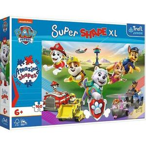 Puzzle Trefl Junior Super Shape XL, Paw Patrol, 160 piese imagine