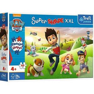 Puzzle Trefl Junior Super Shape XXL Paw Patrol, 60 piese imagine