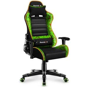 Scaun gaming pentru copii Huzaro HZ-Ranger 6.0 Pixel, max 130 kg, Perna lombara si de gat (Verde) imagine