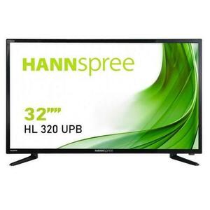 Display Profesional TFT LED Hannspree 32inch HL320UPB, Full HD (1920 x 1080), VGA, HDMI, DisplayPort, Boxe (Negru) imagine