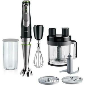 Mixer vertical Braun MultiQuick 9 MQ9175XL, 1200 W, 4 viteze, 2 l (Negru/Inox) imagine