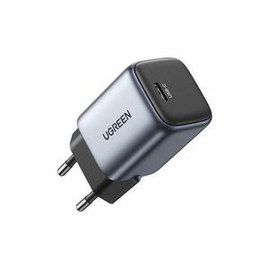 Incarcator retea Ugreen Nexode Mini 30W, GaN, USB-C, PD, Gri imagine