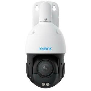 Camera supraveghere rotativa IP PTZ Speed Dome cu iluminare duala Reolink P850, 4K, 5.3 - 86mm, IR/lumina alba 80 m, microfon si difuzor, detectie om/vehicul/animal, slot card, auto tracking, vizualizare de pe telefon, PoE, 16x (Alb) imagine