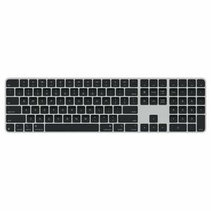 Tastatura Wireless Apple Magic Keyboard (2024), Touch ID, Tastatura Numerica, Layout US (Negru) imagine