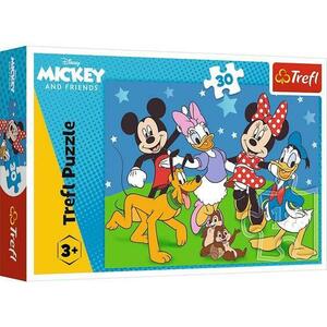 Puzzle Trefl Disney Mickey Si Prietenii, 30 piese imagine