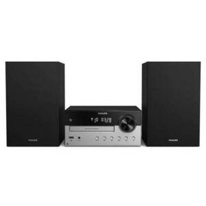 Micro Sistem audio Philips TAM4205/12, 60W, CD, FM, USB, Bluetooth, Aux, telecomanda (Negru/Gri) imagine