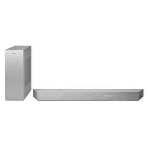 Soundbar Philips TAB8507/10, 3.1, 300W, Bluetooth, Subwoofer Wireless (Argintiu) imagine