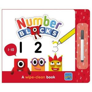 Carticica Scriu si sterg Numberblocks 1-10 imagine