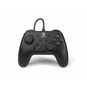 Controller PowerA 1511370-02, cu fir, pentru Nintendo Switch (Negru) imagine