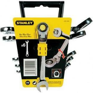 Set 6 chei combinate cu clichet Stanley 4-91-444, 8 - 19 mm imagine